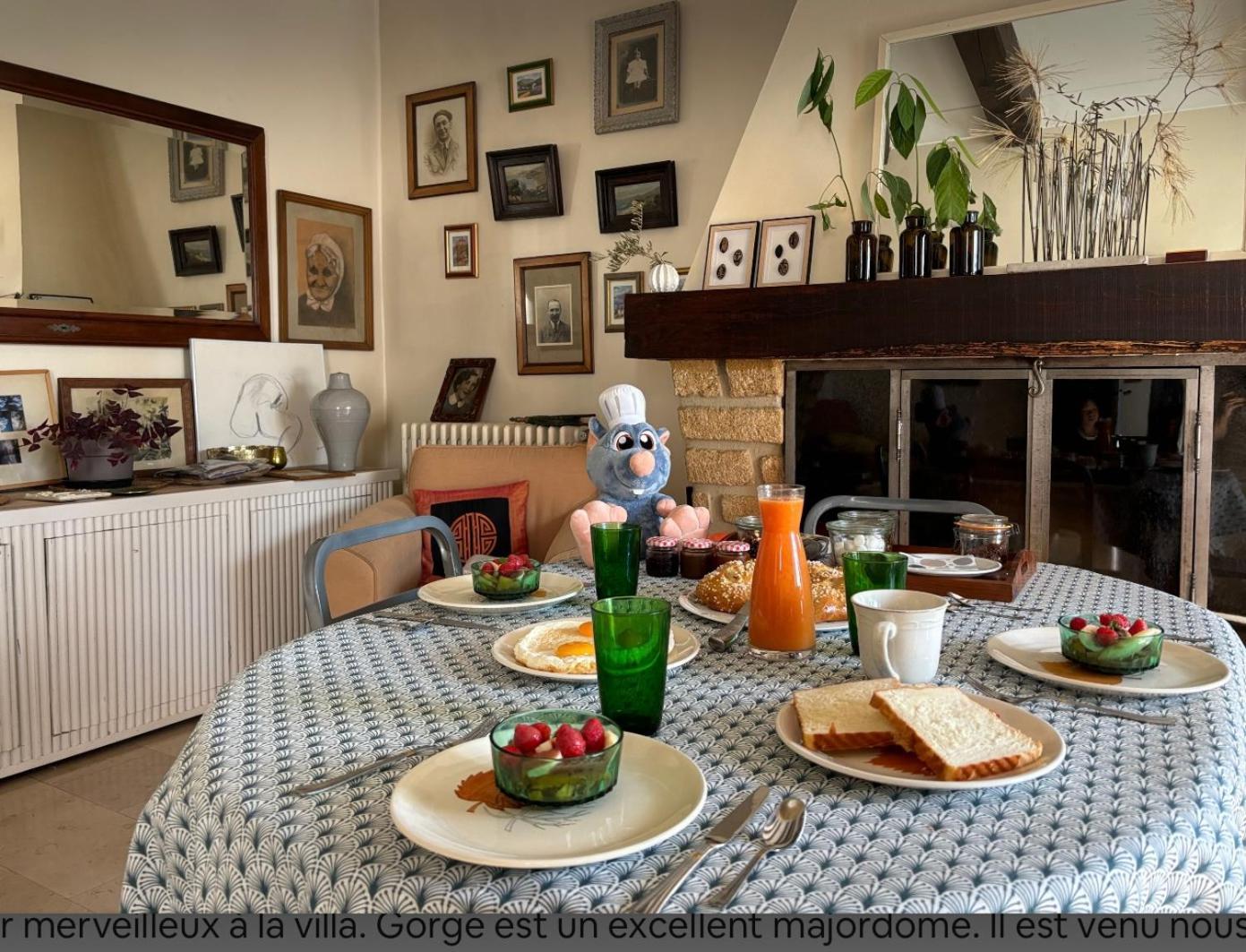 La Villa Plaisance - Maison Et Chambres D Hotes A Proximite De Chateaneuf-Du-Pape Bedarrides Экстерьер фото